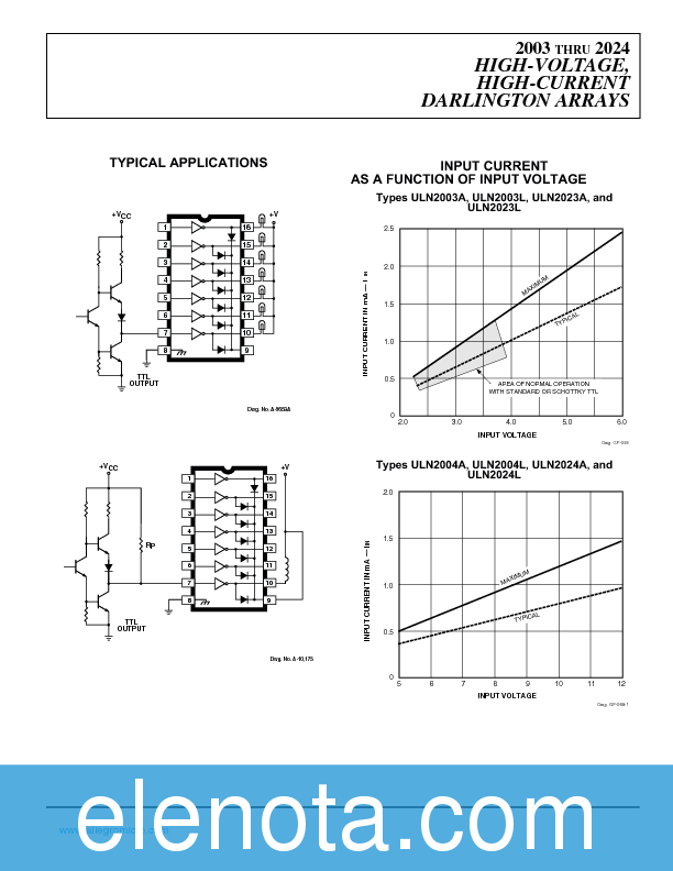 2003 Datasheet PDF (177 KB) Allegro | Pobierz z Elenota.pl