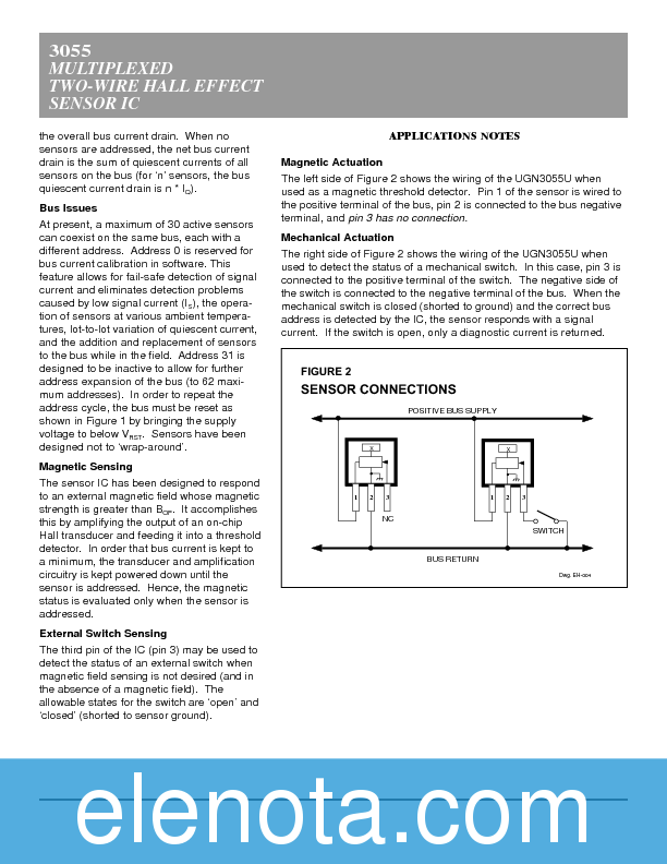 3055 Datasheet PDF (111 KB) Allegro | Pobierz z Elenota.pl