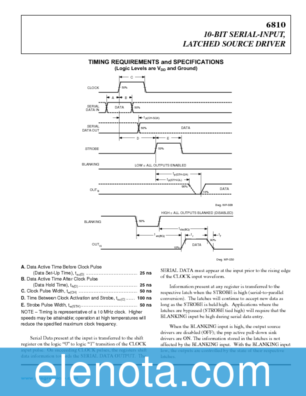 6810 Datasheet PDF (112 KB) Allegro | Pobierz z Elenota.pl