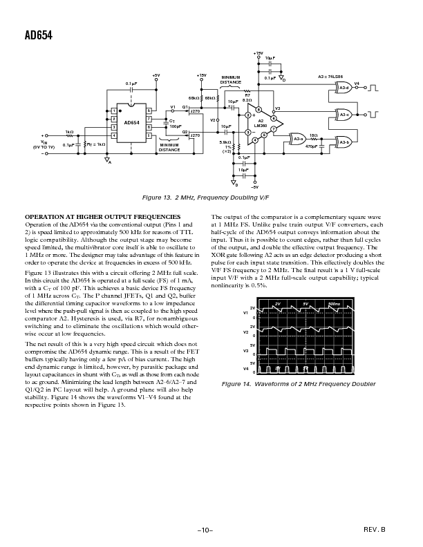 AD654 Datasheet PDF (181 KB) Analog Devices | Pobierz z Elenota.pl