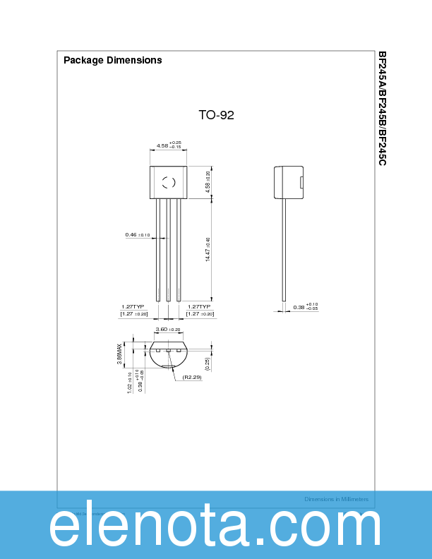 BF245A Datasheet PDF (25 KB) Fairchild Pobierz z Elenota.pl
