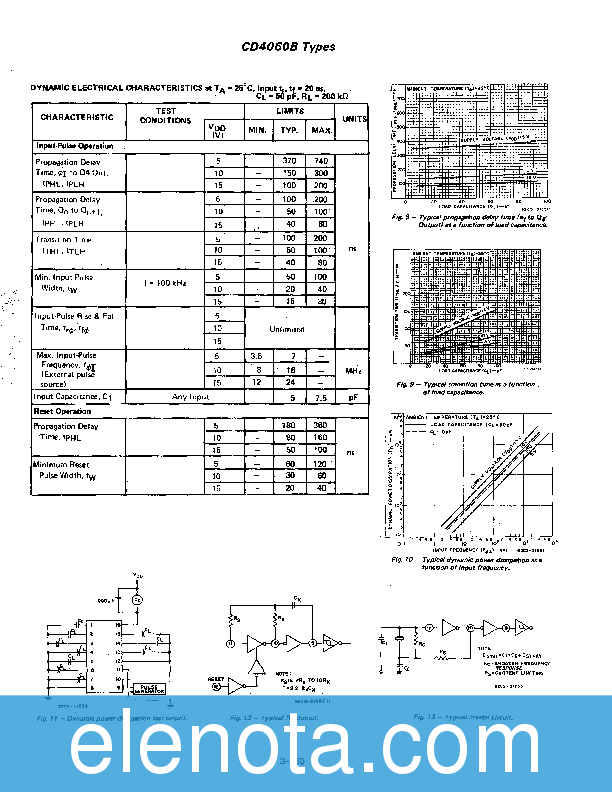CD4060B Datasheet PDF (241 KB) Texas Instruments | Pobierz z Elenota.pl
