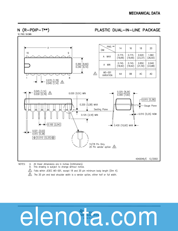 CD4093BE Datasheet PDF (573 KB) Texas Instruments | Pobierz z Elenota.pl