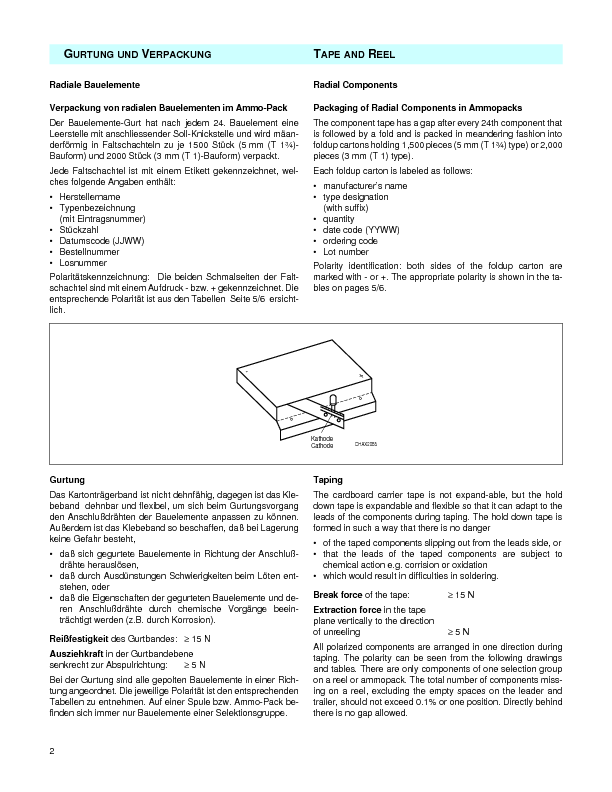 EIA 4811A Datasheet PDF (196 KB) OSRAM Pobierz z Elenota.pl