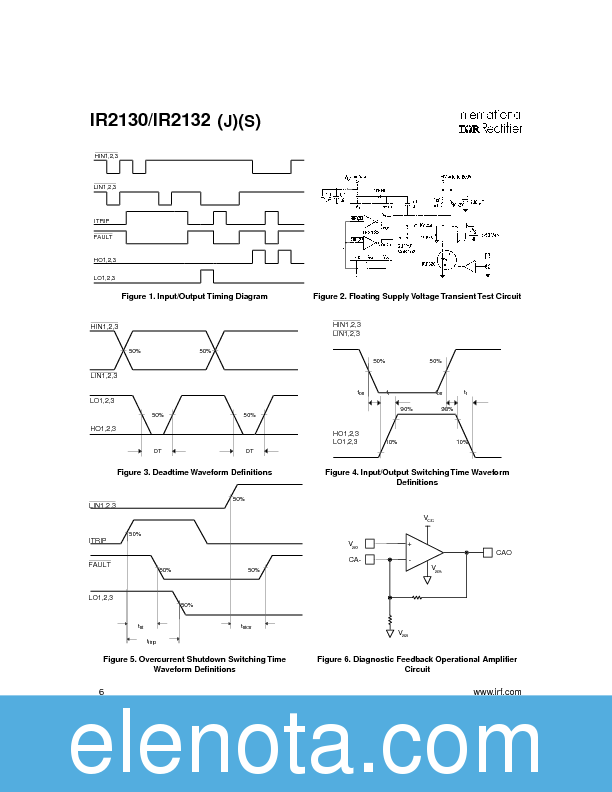 IR2130/IR2132 Datasheet PDF (299 KB) International Rectifier | Pobierz ...