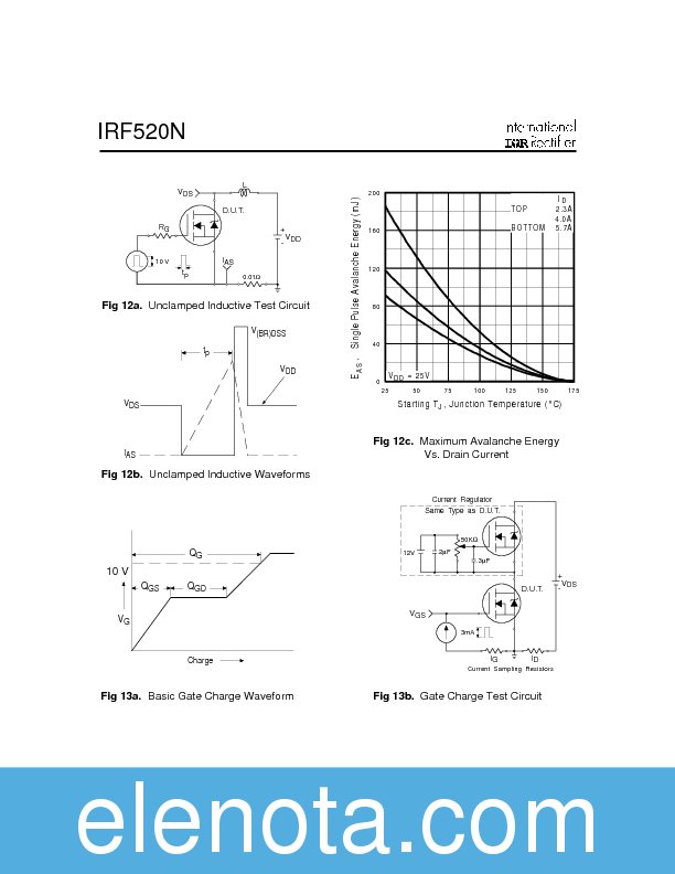 IRF520N Datasheet PDF (117 KB) International Rectifier | Pobierz z ...