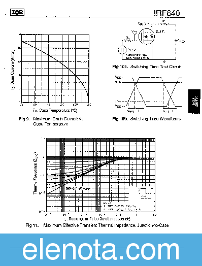 IRF640 Datasheet PDF (178 KB) International Rectifier | Pobierz z ...