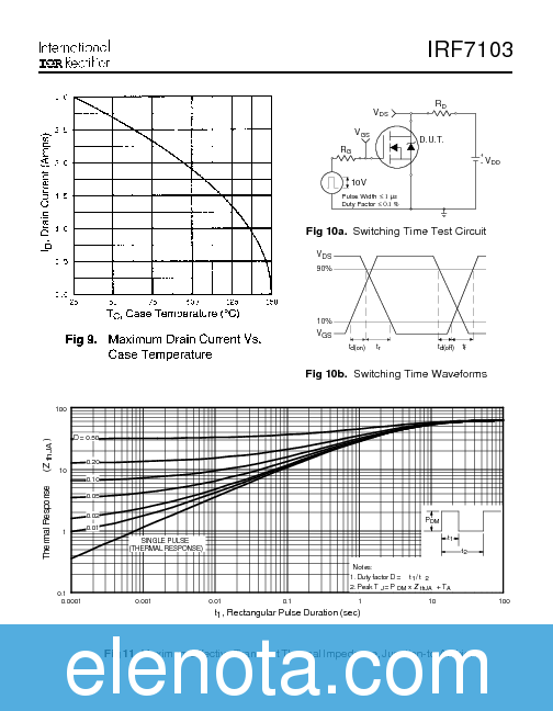 IRF7103 Datasheet PDF (169 KB) International Rectifier | Pobierz z ...