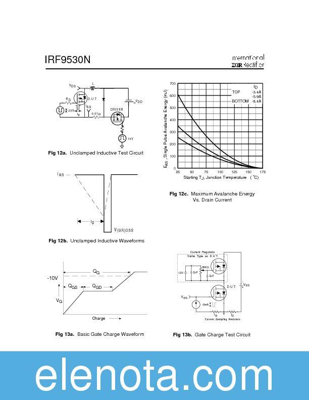 IRF9530N Datasheet PDF (113 KB) International Rectifier | Pobierz z ...