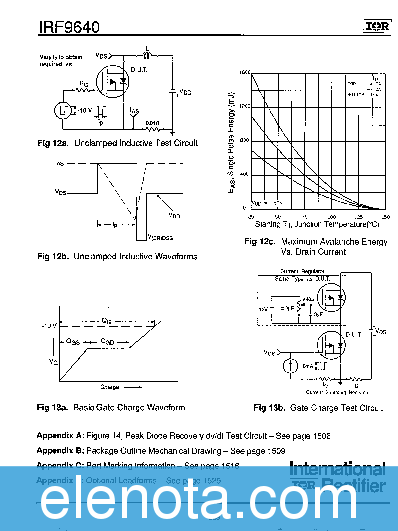 IRF9640 Datasheet PDF (171 KB) International Rectifier | Pobierz z ...