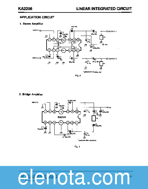 KA2206 Datasheet PDF (158 KB) Samsung | Pobierz z Elenota.pl