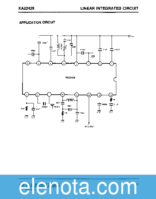 KA22429 DATASHEET PDF