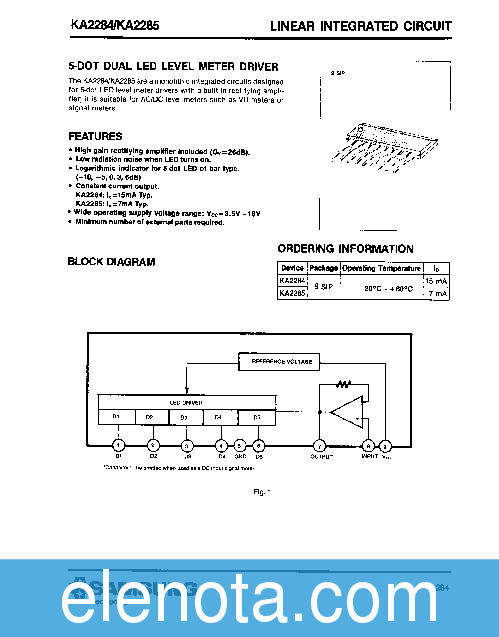 KA2284 Datasheet PDF (114 KB) Samsung | Pobierz z Elenota.pl