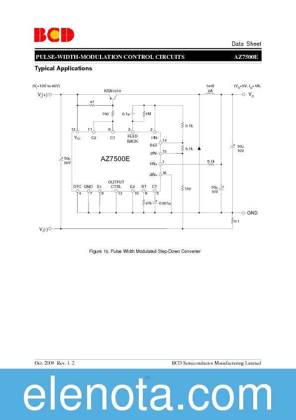 KA7500B Datasheet PDF (321 KB) BCD | Pobierz z Elenota.pl