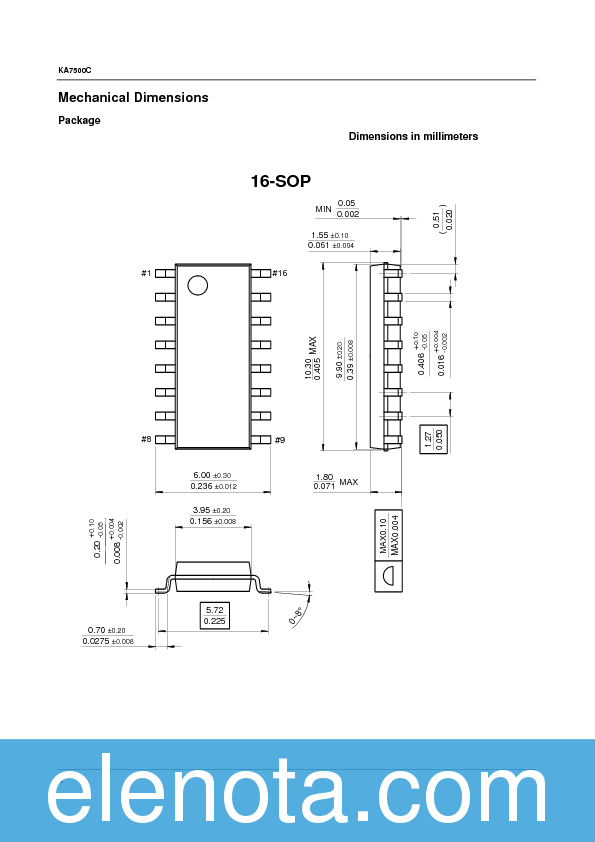 KA7500C Datasheet PDF (71 KB) Fairchild | Pobierz z Elenota.pl