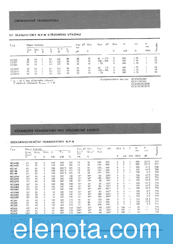 KD3055 Datasheet PDF (1.87 MB) Tesla | Pobierz z Elenota.pl