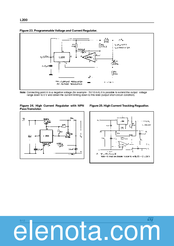 L200 Datasheet PDF (167 KB) STMicroelectronics | Pobierz z Elenota.pl