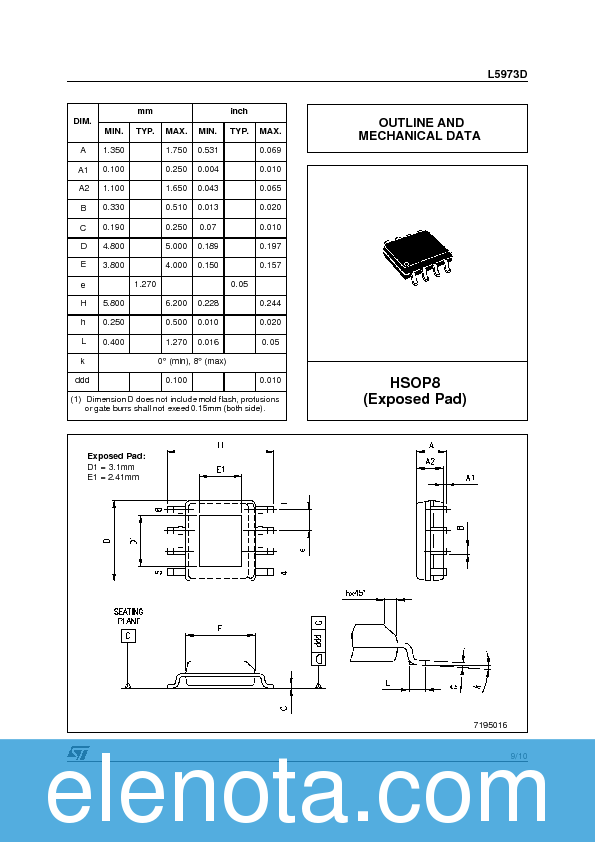 L5973D Datasheet PDF (86 KB) STMicroelectronics | Pobierz z Elenota.pl