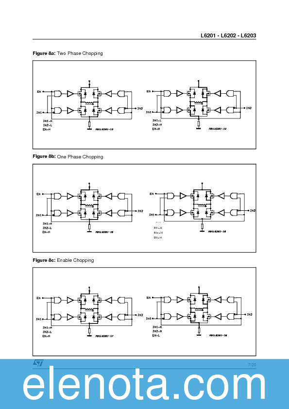L6201 Datasheet PDF (6.82 MB) STMicroelectronics | Pobierz z Elenota.pl