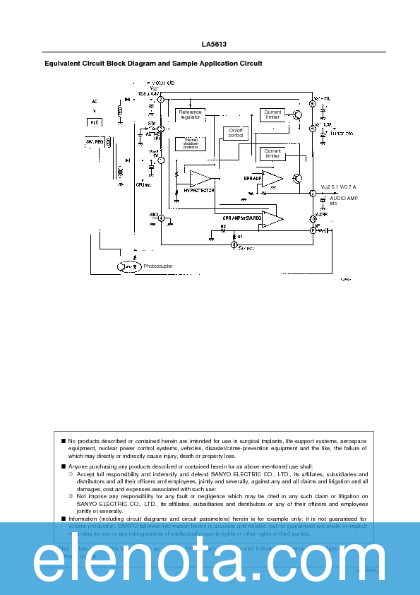 la5613 datasheet La5613, регулятор напряжения, бытовая электроника | купить в.