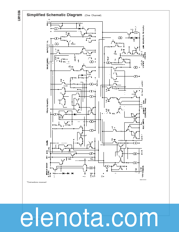 LM1036 Datasheet PDF (396 KB) National Semiconductor | Pobierz z Elenota.pl