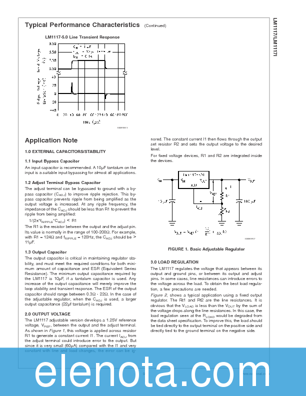 LM1117 Datasheet PDF (926 KB) National Semiconductor | Pobierz z Elenota.pl