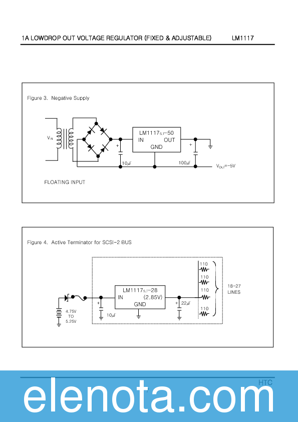 LM1117 Datasheet PDF (115 KB) indefinite | Pobierz z Elenota.pl