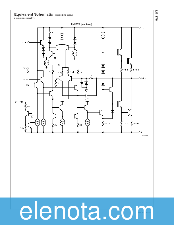 LM1876 Datasheet PDF (702 KB) National Semiconductor | Pobierz z Elenota.pl