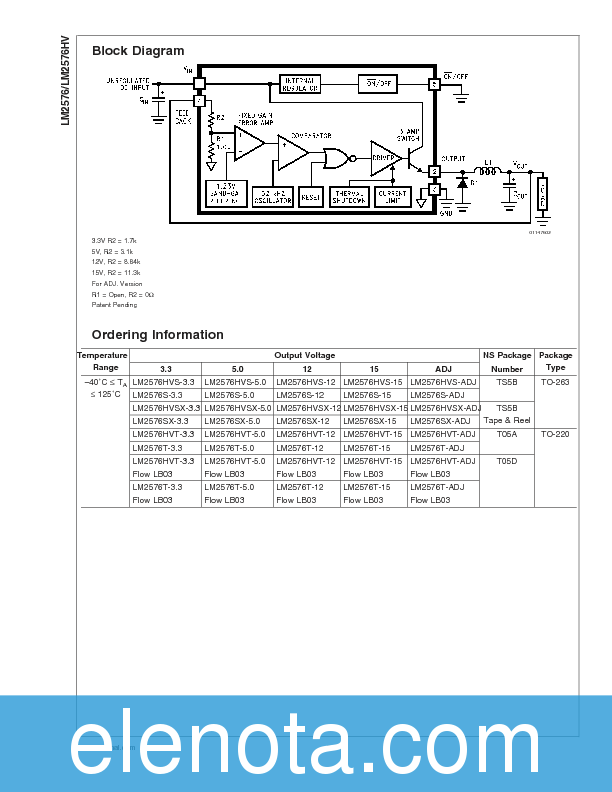 LM2576/LM2576HV Datasheet PDF (751 KB) National Semiconductor | Pobierz ...
