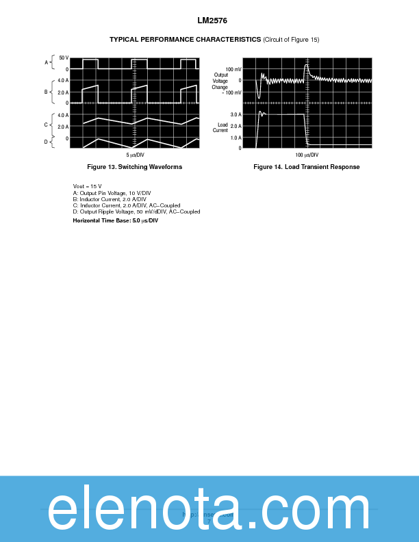 LM2576 Datasheet PDF (275 KB) ON Semiconductor | Pobierz z Elenota.pl