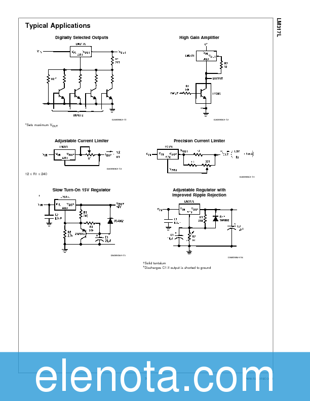 LM317LZ Datasheet PDF (445 KB) National Semiconductor | Pobierz z ...