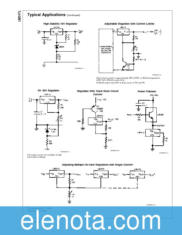 LM317LZ Datasheet PDF (445 KB) National Semiconductor | Pobierz z ...