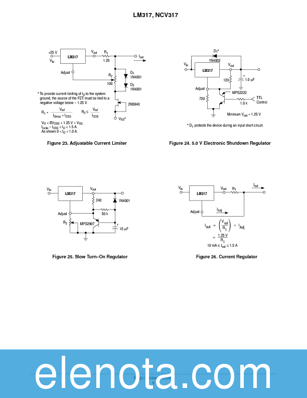 LM317 Datasheet PDF (134 KB) ON Semiconductor | Pobierz z Elenota.pl