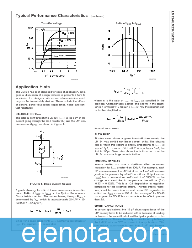 LM334 Datasheet PDF (759 KB) National Semiconductor | Pobierz z Elenota.pl
