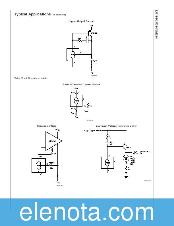 LM334 Datasheet PDF (759 KB) National Semiconductor | Pobierz z Elenota.pl