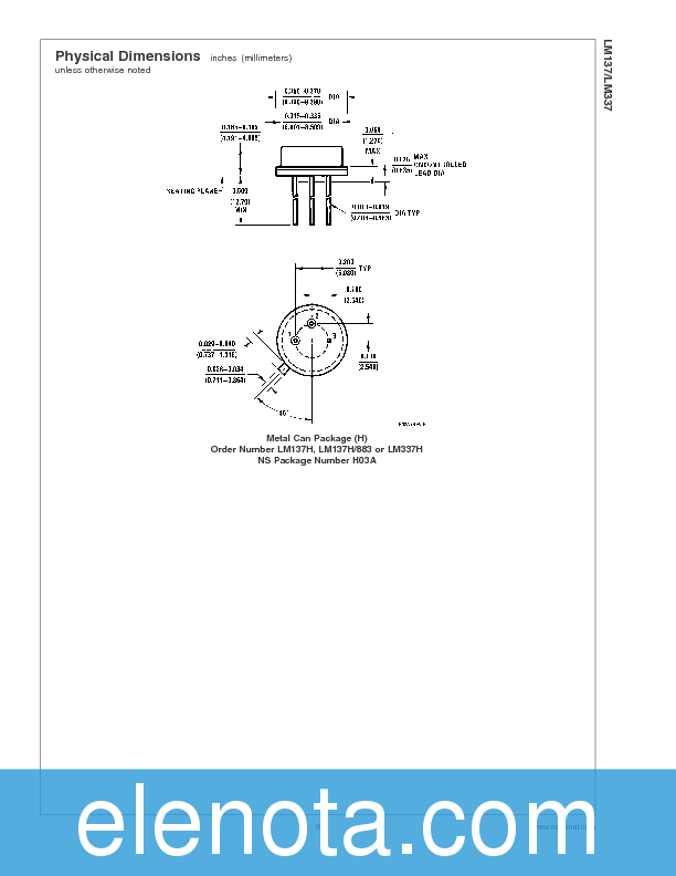LM337T Datasheet PDF (834 KB) National Semiconductor | Pobierz z Elenota.pl