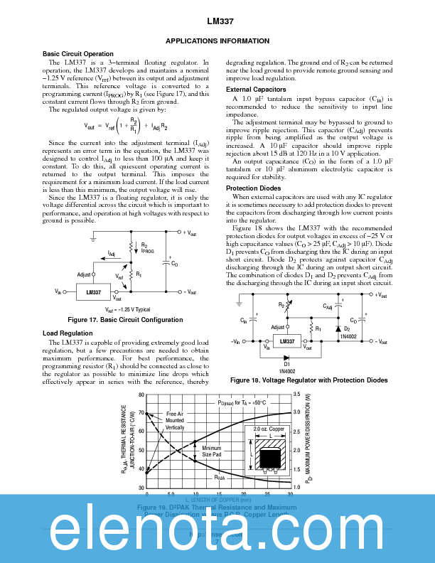 LM337 Datasheet PDF (121 KB) ON Semiconductor | Pobierz z Elenota.pl