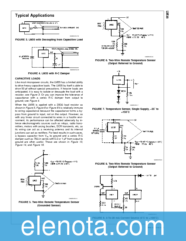 LM35DZ Datasheet PDF (307 KB) National Semiconductor Pobierz z Elenota.pl