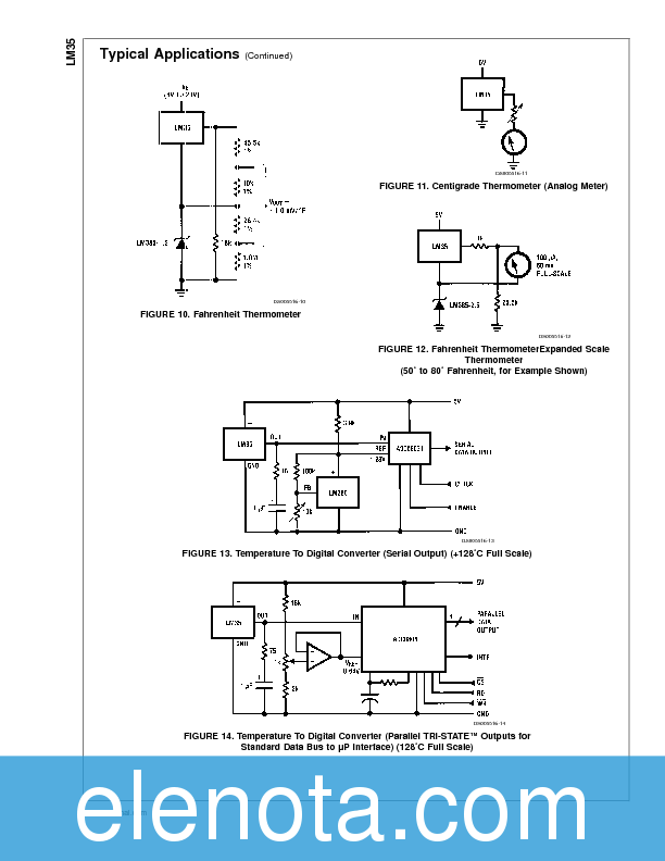 LM35DZ Datasheet PDF (307 KB) National Semiconductor Pobierz z Elenota.pl