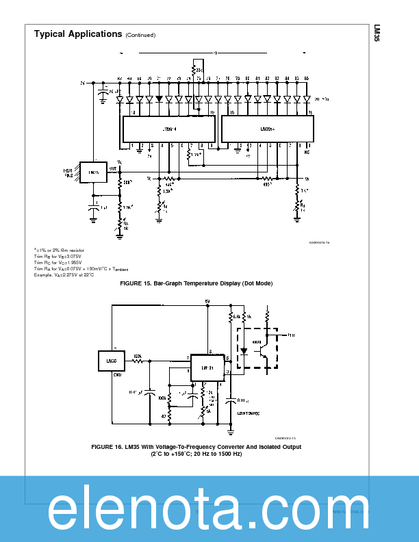 LM35DZ Datasheet PDF (307 KB) National Semiconductor Pobierz z Elenota.pl