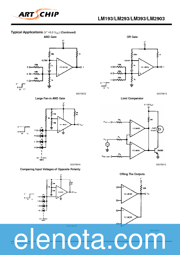 LM393 Datasheet PDF (484 KB) ArtsChip | Pobierz z Elenota.pl