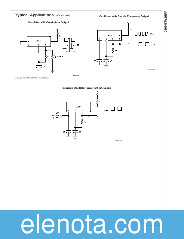LM567 Datasheet PDF (341 KB) National Semiconductor | Pobierz z Elenota.pl