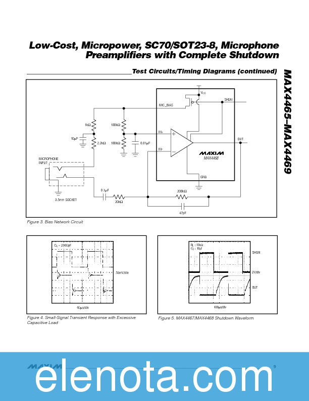 MAX4466 Datasheet PDF (502 KB) Maxim | Pobierz z Elenota.pl