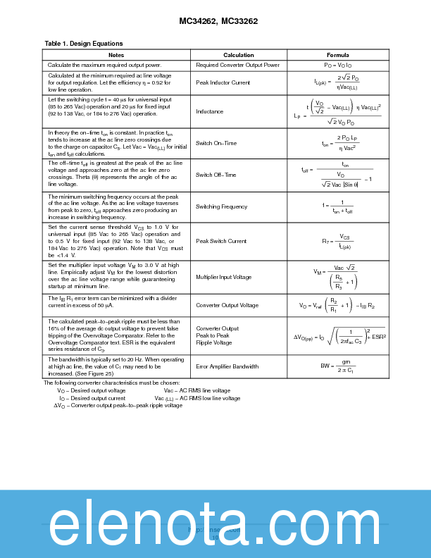 MC33262PG ON Semiconductor MC33262PG Datasheet