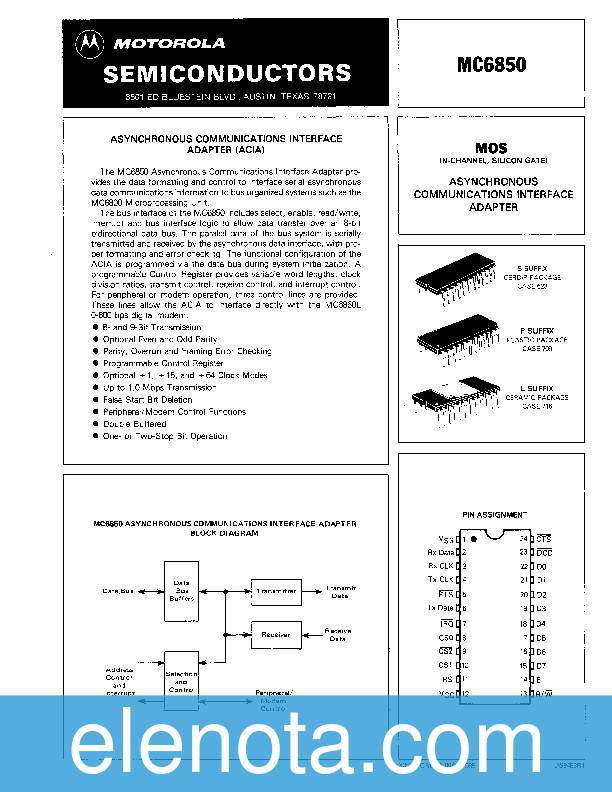 Motorola MC6850