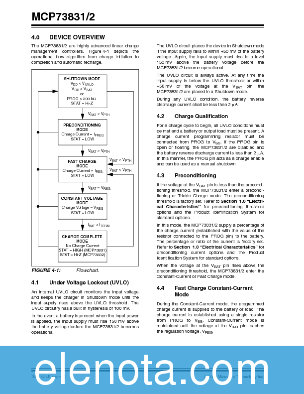 MCP73831 Datasheet PDF (697 KB) Microchip Technology | Pobierz z Elenota.pl