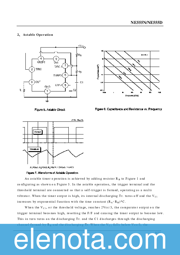 NE555D Datasheet PDF (1.51 MB) Tiger Electronic Co | Pobierz z Elenota.pl