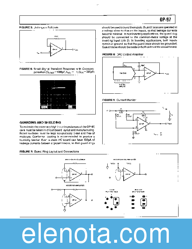 OP97 Datasheet PDF (471 KB) Analog Devices Pobierz z Elenota.pl
