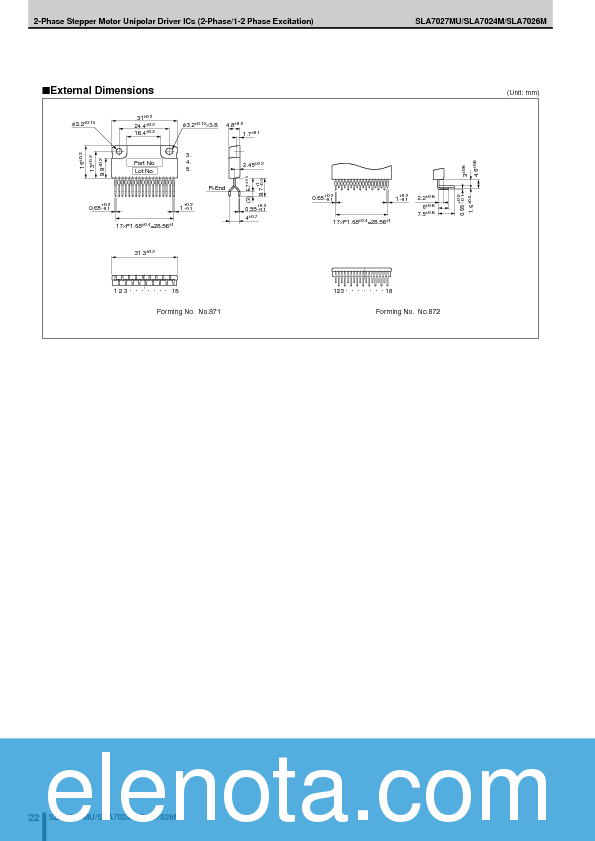 SLA7024M Datasheet PDF (74 KB) Sanken | Pobierz z Elenota.pl