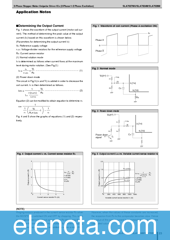 SLA7024M Datasheet PDF (74 KB) Sanken | Pobierz z Elenota.pl